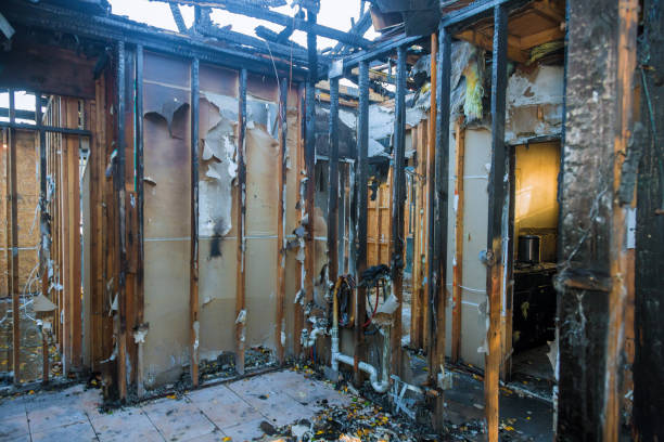 Professional Fire Damage Removal technician working in Christmas, FL